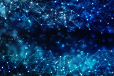 Dijital Soyut Teknoloji Arkaplanı, Fütürist Arkaplan, Siber Uzay Kavramı