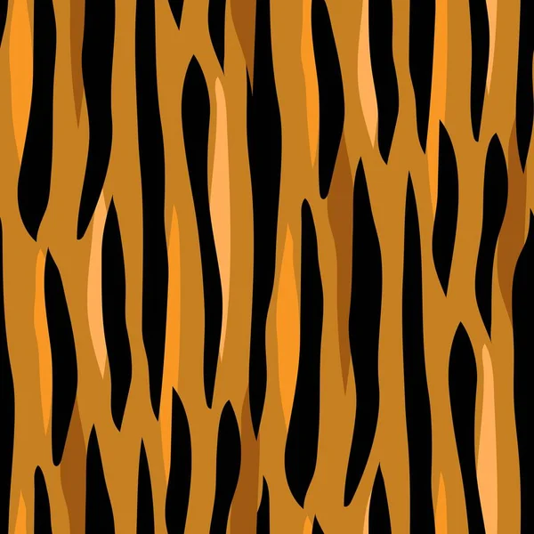 Tigre motif sans couture — Image vectorielle