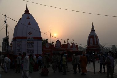 Hindular için en kutsal yer Haridwar, Har Ki Pauri Haridwar, Hindistan 'da Ganj kıyısında ünlü bir ghat. 