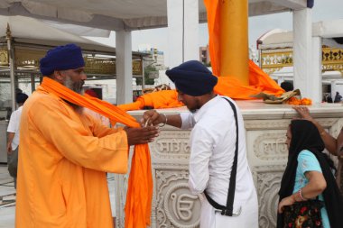 Tarihsel Sikh Banglasahib Gurudwara, ibadet evi, en iyi turist, hac mekanı, Yeni Delhi, Hindistan 