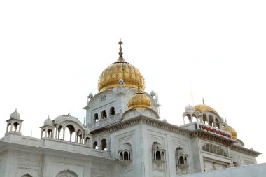 Tarihsel Sikh Banglasahib Gurudwara, ibadet evi, en iyi turist, hac mekanı, Yeni Delhi, Hindistan 
