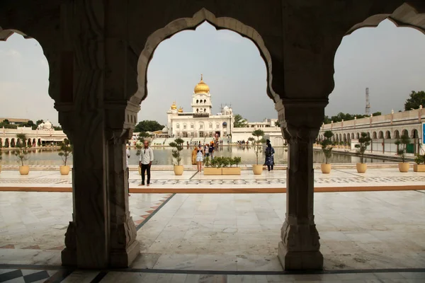 Histórico Sikh Banglasahib Gurudwara Casa Culto Mejor Turista Lugar Peregrinación — Foto de Stock