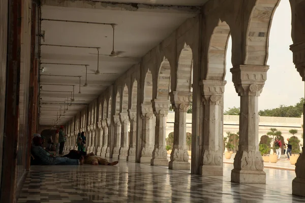 Histórico Sikh Banglasahib Gurudwara Casa Culto Melhor Turista Ponto Peregrinação — Fotografia de Stock