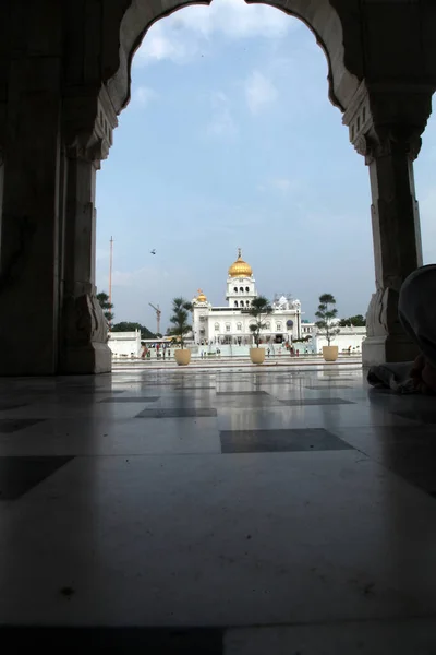 Histórico Sikh Banglasahib Gurudwara Casa Culto Mejor Turista Lugar Peregrinación — Foto de Stock