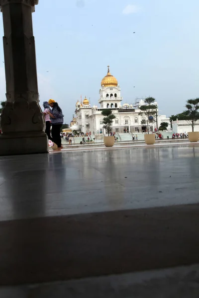 Tarihsel Sikh Banglasahib Gurudwara Ibadet Evi Iyi Turist Hac Mekanı — Stok fotoğraf