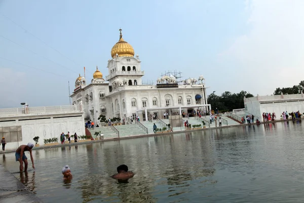 Histórico Sikh Banglasahib Gurudwara Casa Culto Mejor Turista Lugar Peregrinación — Foto de Stock