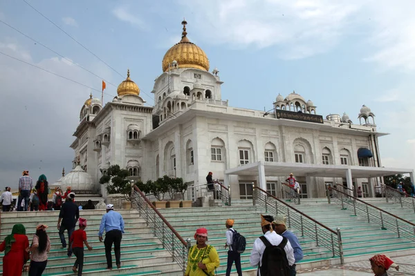 Historické Sikh Banglasahib Gurudwara Dům Uctívání Nejlepší Turista Poutní Místo — Stock fotografie