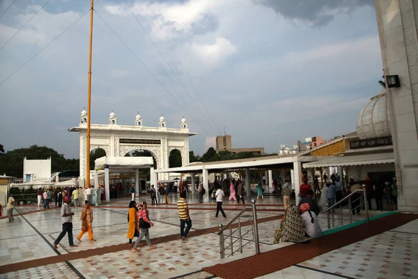 Histórico Sikh Banglasahib Gurudwara Casa Culto Melhor Turista Ponto Peregrinação — Fotografia de Stock