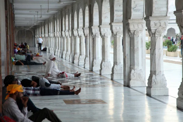 Histórico Sikh Banglasahib Gurudwara Casa Culto Melhor Turista Ponto Peregrinação — Fotografia de Stock