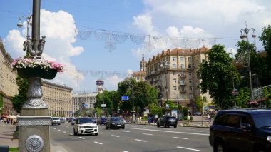 Ukrayna Kiev başkenti, ana cadde
