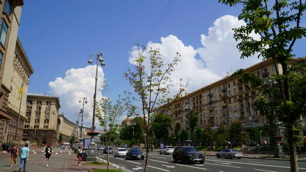 Ukrayna Kiev başkenti, ana cadde