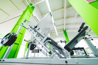 Modern spor merkezinin içi.