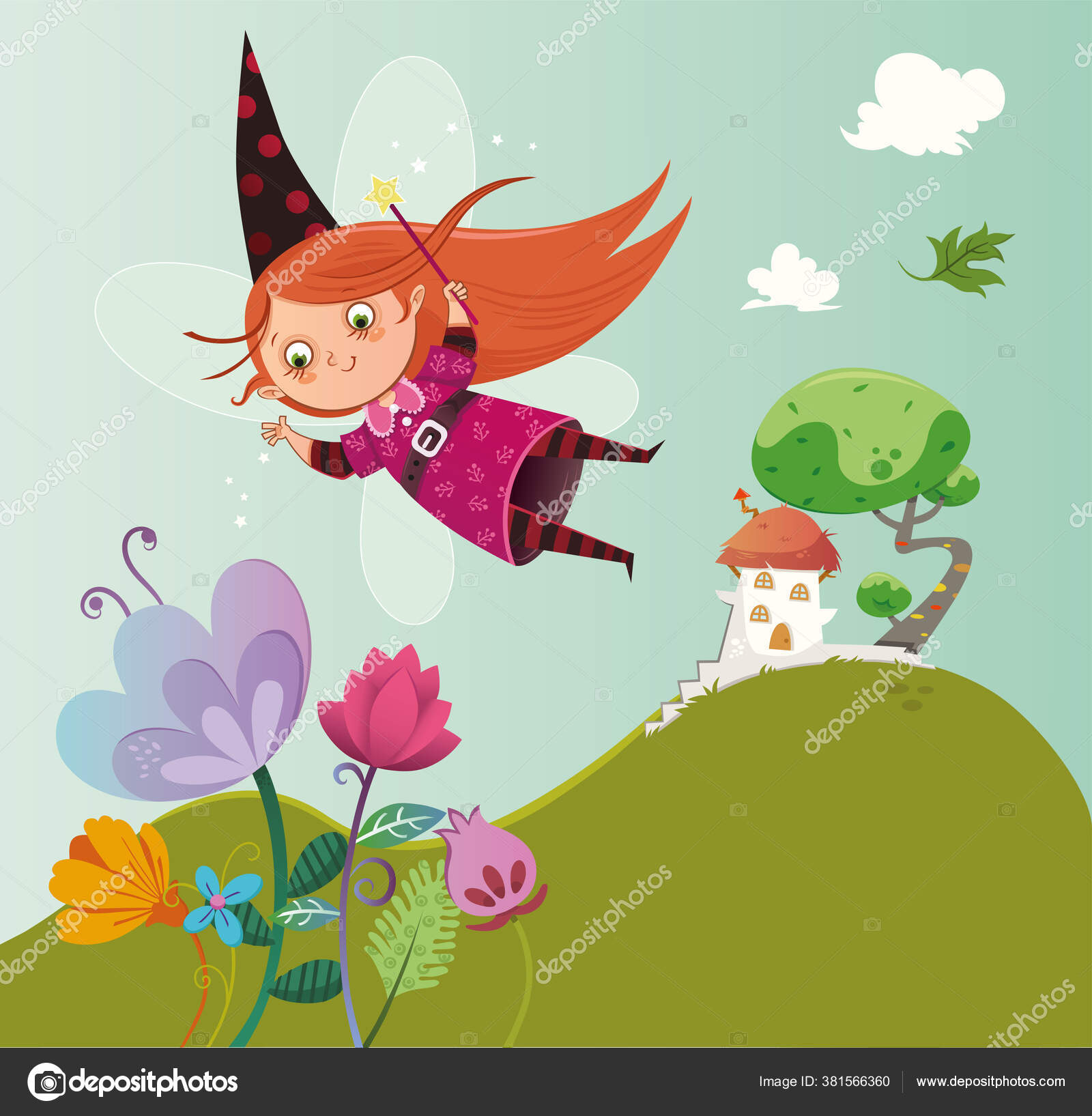 Página para colorir para atividade de pintura joaninha feliz andando na  natureza ilustração vetorial para crianças