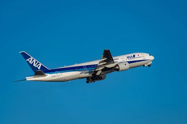 Tokyo Japan Feb 2019 Boeing 777 200 Tripleseven Opstijgen Van — Stockfoto