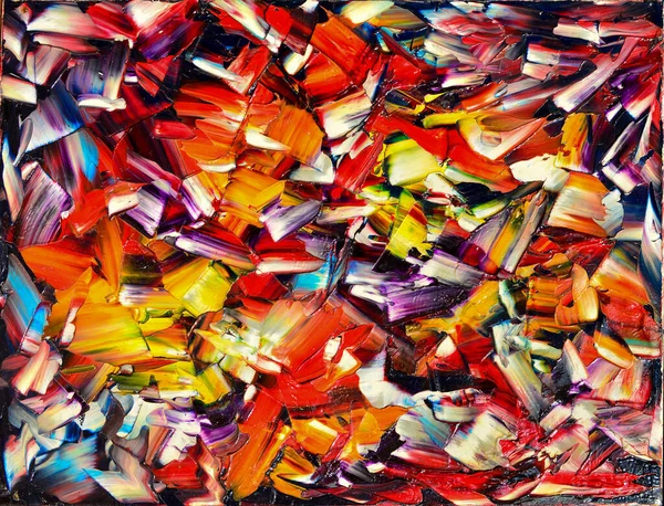 Textur Bakgrund Och Färgstark Bild Ett Original Abstrakt Målning Olja — Stockfoto