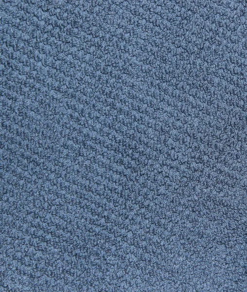 Textura Tecido Terry Azul — Fotografia de Stock