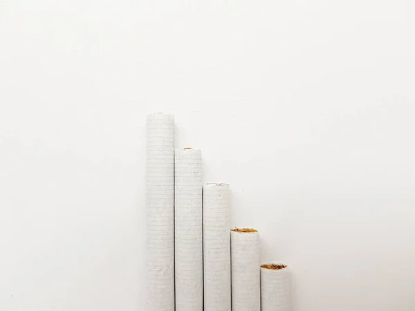 白地にタバコが２，３本. — ストック写真