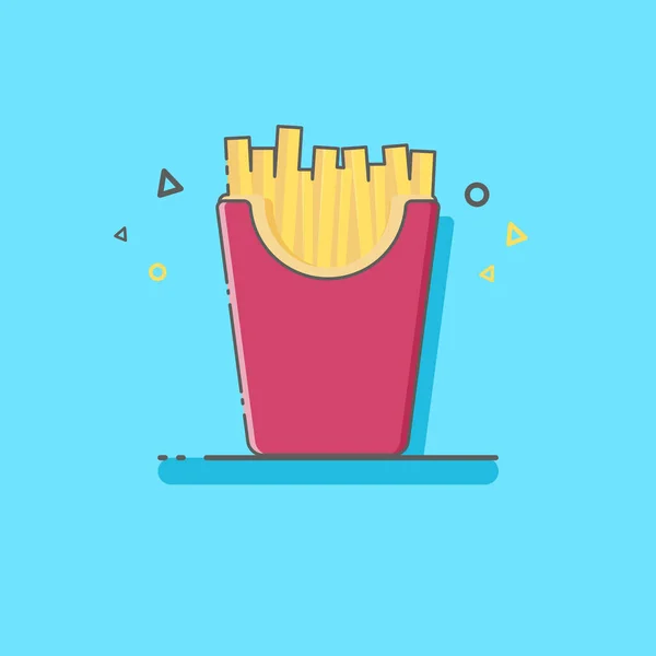 Fransız Fries Flat MBA Tasarımı