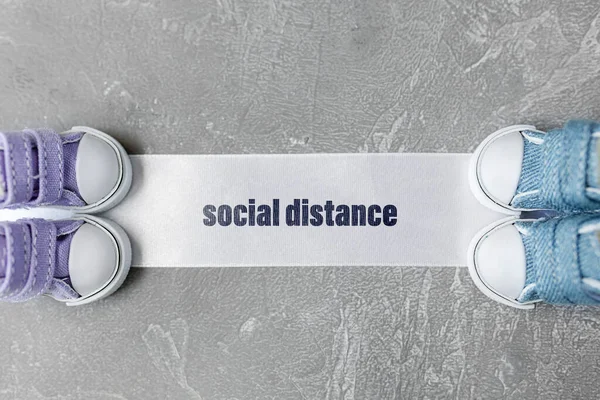 The concept of Social distance. people keep their distance from each other, increasing their physical space to avoid spreading the disease during the COVID-19 coronavirus outbreak.