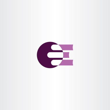kitap logo mor simge vektör tasarımı