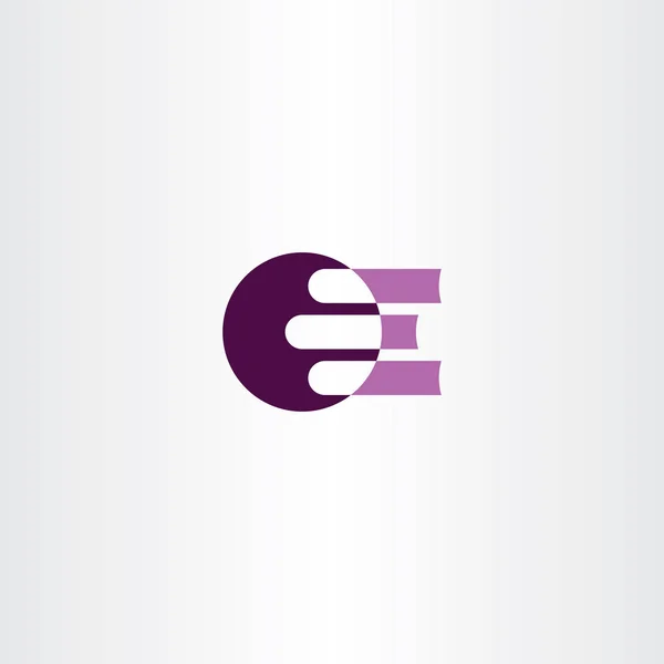 Bücher Logo Lila Symbol Vektor Design — Stockvektor