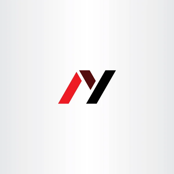 Mektup Logo Vektör Simgesi Simge Tasarım — Stok Vektör