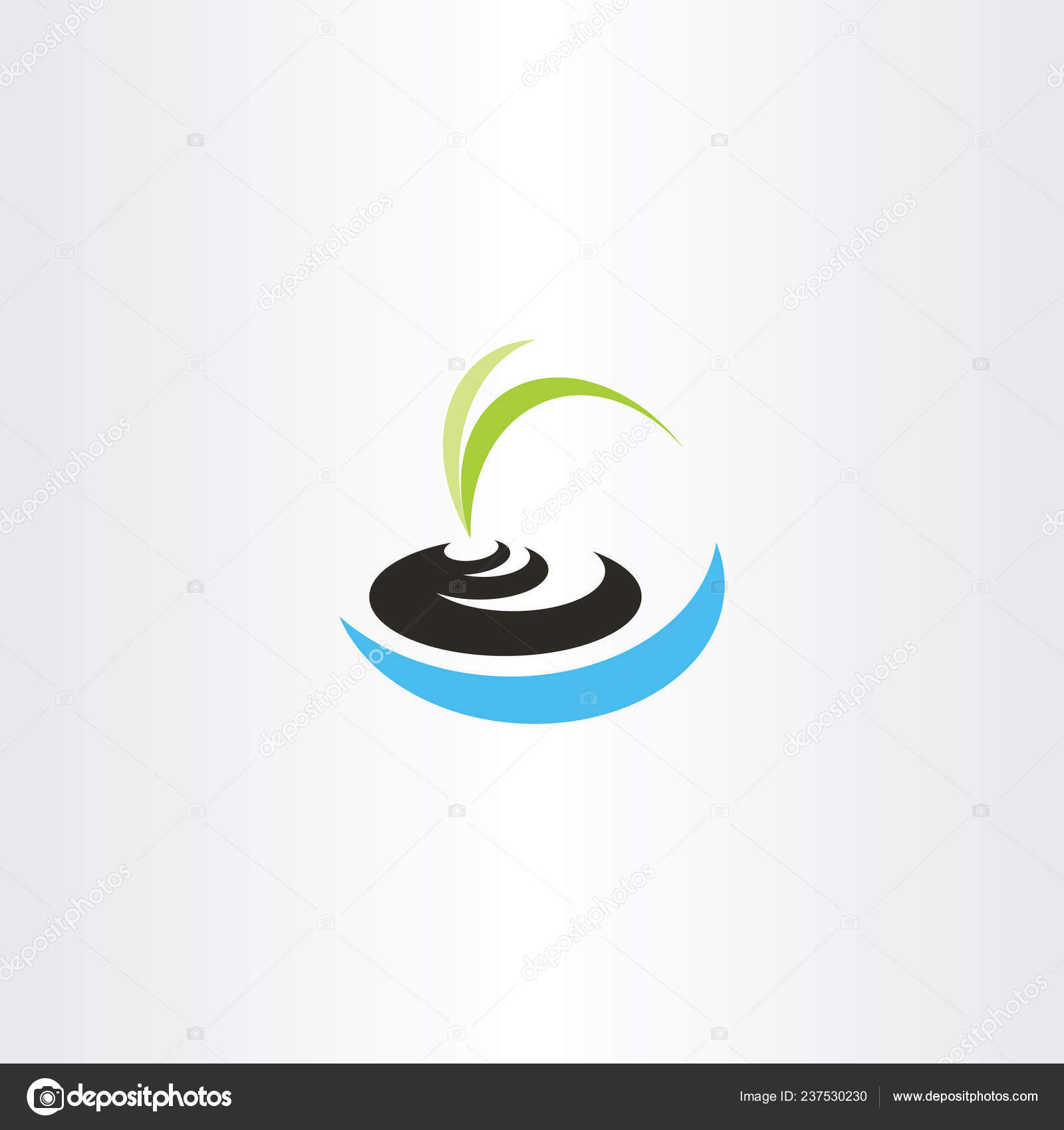 Zen Stones Icon Logo Vector Design Element Vector Image By C Blaskorizov Vector Stock