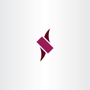 n logo mektup koyu kırmızı simge Logo vektör tasarımı