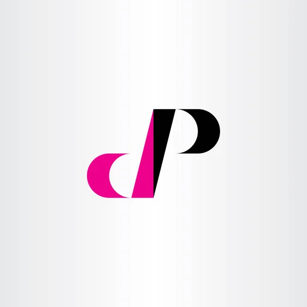 Letter Logo Pictogram Ondertekenen Vector — Stockvector