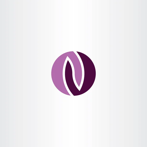 Logo Violet Lettre Logotype Symbole Élément Conception — Image vectorielle