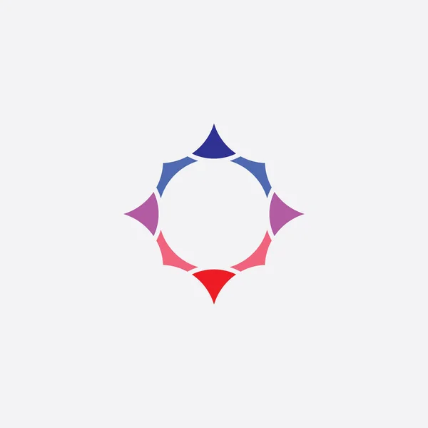 Bussola Logo Segno Elemento Vettoriale Design — Vettoriale Stock