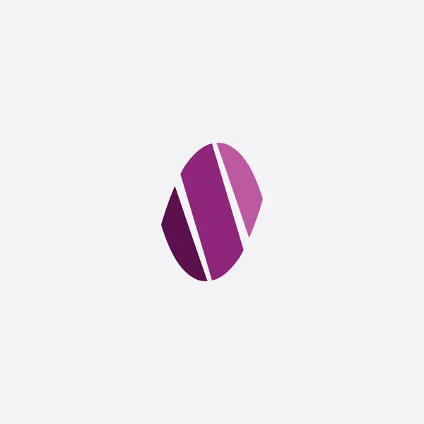 Logotipo Letra Roxo Ícone Logotipo Elemento Design —  Vetores de Stock