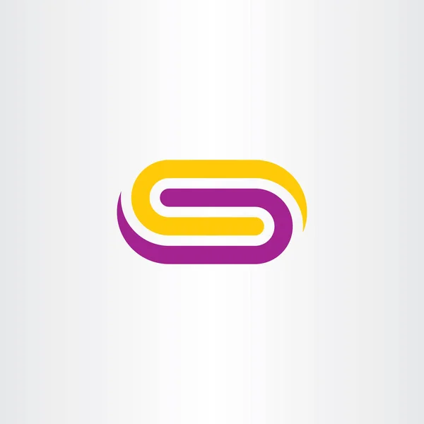 Tecnología Busines Logo Letra Púrpura Símbolo Amarillo Icono — Archivo Imágenes Vectoriales
