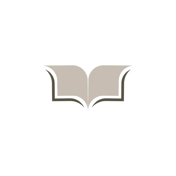 Логотип элемента книги читать иконку вектор — стоковый вектор