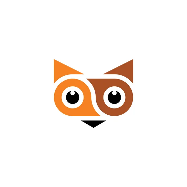 Fox animal logo vector symbol illustration — Stock Vector