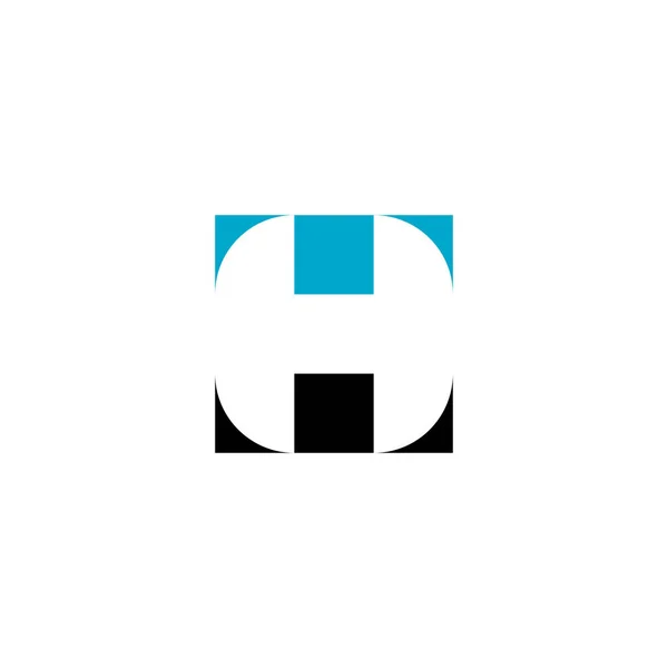 Logo pictogram letter h logo symbool teken element — Stockvector