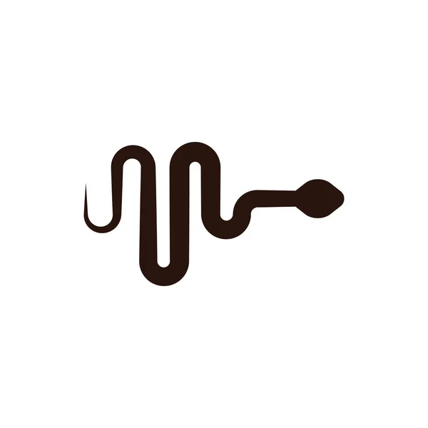 Icono de serpiente venenosa icono símbolo elemento — Archivo Imágenes Vectoriales