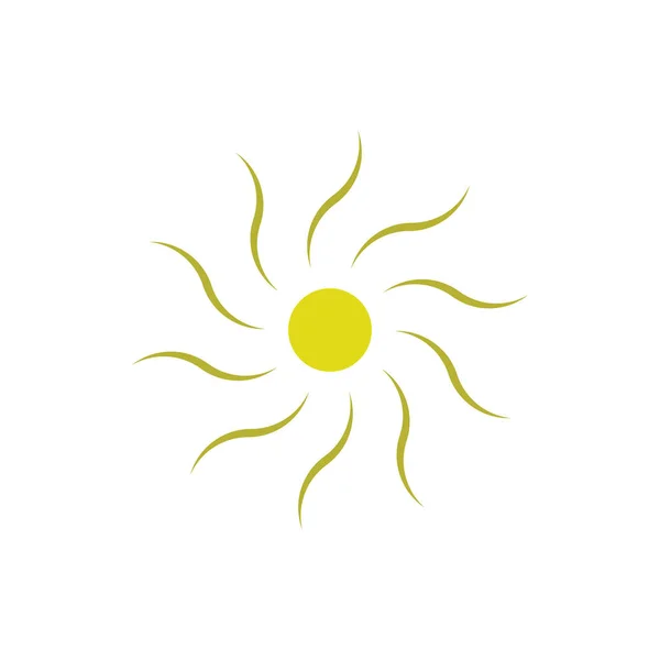 Sun vector element icon logo symbol — Stock Vector