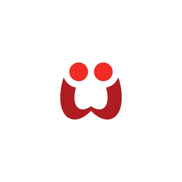 Business People Handshake w brief logo icoon — Stockvector
