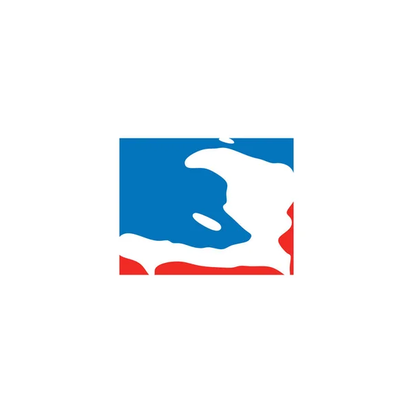 Haiti mapa logotipo ícone vetor símbolo elemento — Vetor de Stock
