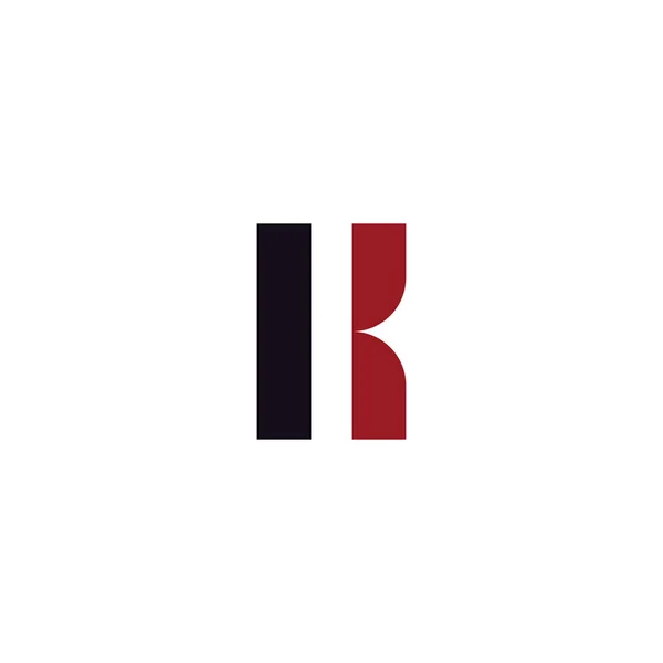 Logo k logo icona lettera simbolo elemento di design — Vettoriale Stock