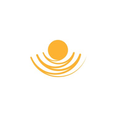 eleman gün batımı sembol simge tasarlamak vektör