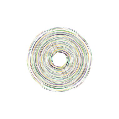 Daire girdap illüstrasyon renk renkli tasarlamak vektör