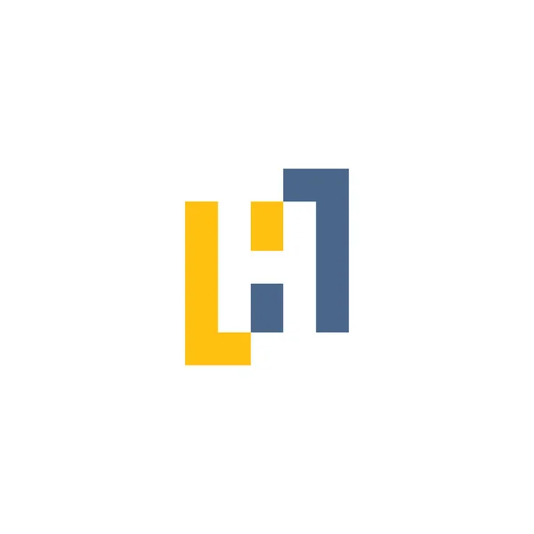 H logo icône vectoriel lettre logotype signe élément — Image vectorielle