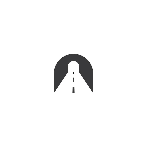 Carretera y túnel logotipo icono vector elemento símbolo — Vector de stock