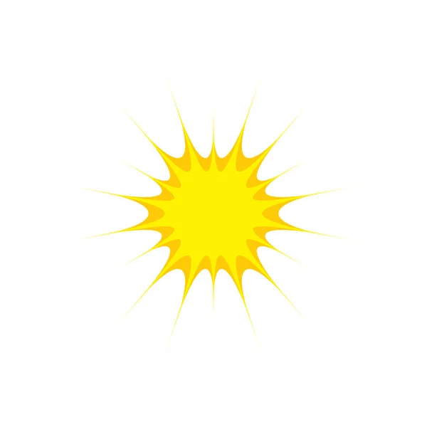 Sunlight solar energy sun logo vector symbol — Stock Vector