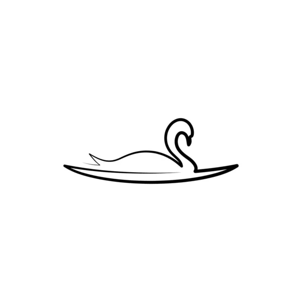 Su logo illüstrasyon simge tasarım — Stok Vektör