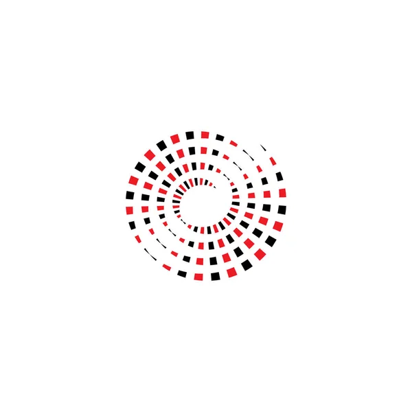 Technologie Spirale abstrakt Logo Symbol Zeichen Element — Stockvektor