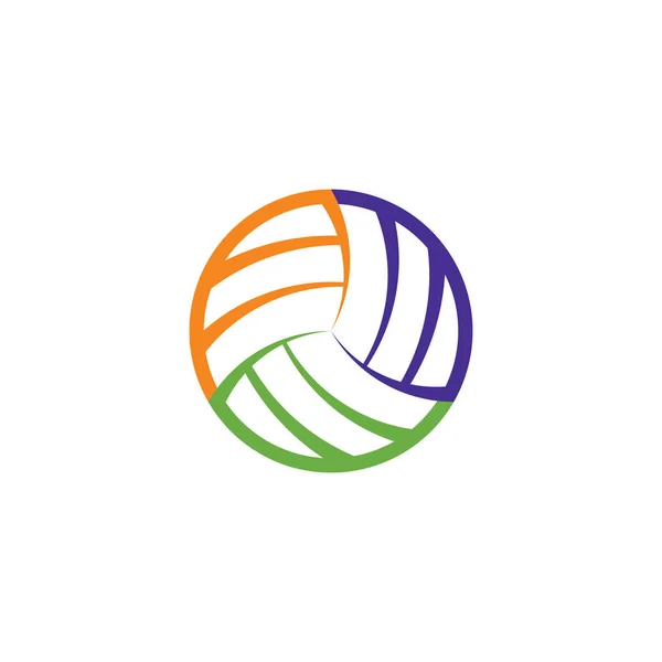Voleibol bola logo vector icono signo elemento — Archivo Imágenes Vectoriales