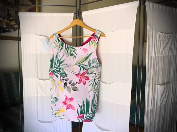 Moda öğelerinden esinlenilmiş bir arka plan bir ev ya da butik dekorasyonu.